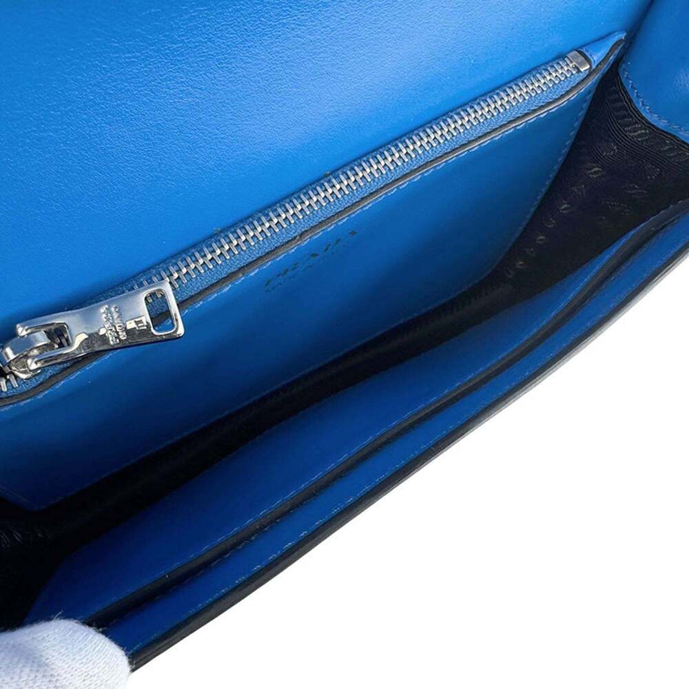 PRADA Black Leather Shoulder Bag - Picture 5 of 12
